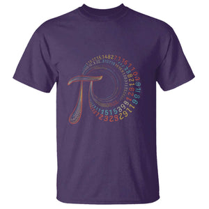 Pi Day T Shirt 3,14 Pi Number Symbol Math Science TS09 Purple Print Your Wear
