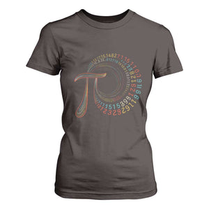 Pi Day T Shirt For Women 3,14 Pi Number Symbol Math Science TS09 Dark Chocolate Print Your Wear
