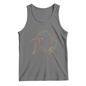 Pi Day Tank Top 3,14 Pi Number Symbol Math Science TS09 Black Heather Print Your Wear