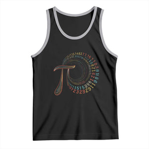 Pi Day Tank Top 3,14 Pi Number Symbol Math Science TS09 Black Athletic Heather Print Your Wear