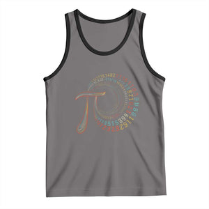 Pi Day Tank Top 3,14 Pi Number Symbol Math Science TS09 Deep Heather Black Print Your Wear