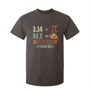 Funny Pi Day T Shirt For Kid Pi 3 14 Pie Coincidence Math Lover TS09 Dark Chocolate Print Your Wear