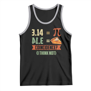 Funny Pi Day Tank Top Pi 3 14 Pie Coincidence Math Lover TS09 Black Athletic Heather Print Your Wear