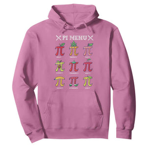 Funny Pi Day Hoodie Pi Menu Fruits Pie Math Lover TS09 Azalea Print Your Wear