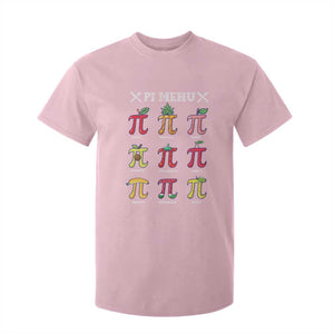 Funny Pi Day T Shirt For Kid Pi Menu Fruits Pie Math Lover TS09 Light Pink Print Your Wear