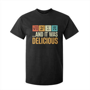 Funny Pi Day T Shirt For Kid I Ate Some Pie and It Was Delicious TS09 Black Print Your Wear
