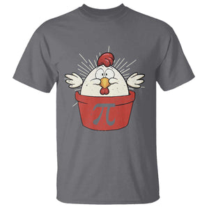 Funny Pi Day T Shirt Chicken Pot Pi Math Lover TS09 Charcoal Print Your Wear