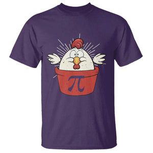 Funny Pi Day T Shirt Chicken Pot Pi Math Lover TS09 Purple Print Your Wear