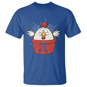 Funny Pi Day T Shirt Chicken Pot Pi Math Lover TS09 Royal Blue Print Your Wear