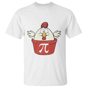 Funny Pi Day T Shirt Chicken Pot Pi Math Lover TS09 White Print Your Wear