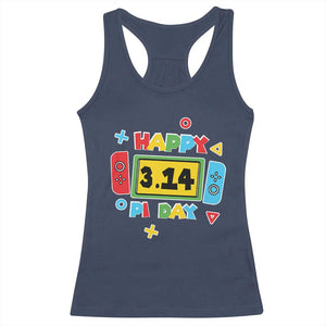 Funny Pi Day Racerback Tank Top Video Game Gamer Math Kids Boys Men TS09 Navy Print Your Wear