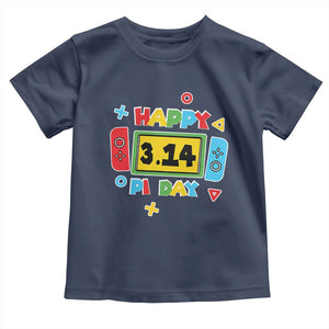 Funny Pi Day Toddler T Shirt Video Game Gamer Math Kids Boys Men TS09 Navy Print Your Wear