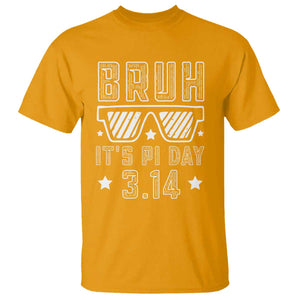 Funny Pi Day T Shirt Bruh It's Pi Day Math Lover TS09 Gold Print Your Wear