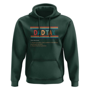 Funny Dax Tax Definition Hoodie Retro Father's Day TS09 Dark Forest Green Print Your Wear