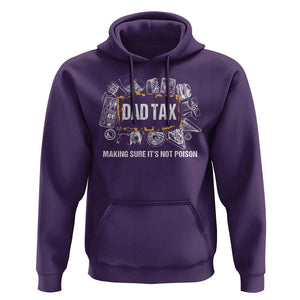 Dad Joke Hoodie Making Sure It's Not Poison Father's Day TS09 Purple Print Your Wear