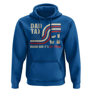 Dad Joke Hoodie Making Sure It's Not Poison USA Flag Patriotic Father's Day TS09 Royal Blue Print Your Wear