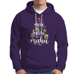 Mele Kalikimaka Hawaiian Christmas Tree Hoodie TS09 Purple Printyourwear
