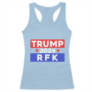 Trump RFK 2024 Racerback Tank Top Kennedy Trump Won US President 2024 TS09 Light Blue Print Your Wear