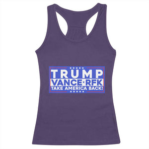 Trump Vance RFK 2024 Racerback Tank Top Trump Won Kennedy Take America Back TS09 Purple Print Your Wear