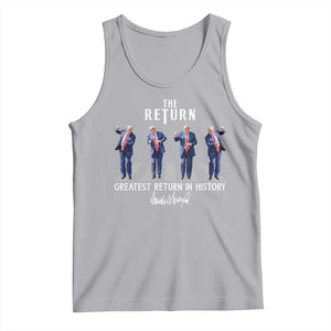 Trump Won 2024 Tank Top The Return Trump Funny Dancing TS09 Athletic Heather Print Your Wear