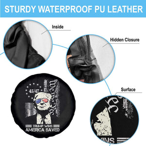 Trump Wins America Saved Spare Tire Cover TS09 Print Your Wear