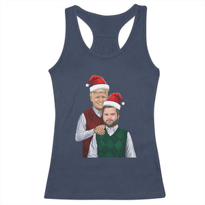 Funny Christmas Trump Vance 2024 Racerback Tank Top Brothers Parody Bros TS09 Navy Print Your Wear
