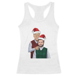 Funny Christmas Trump Vance 2024 Racerback Tank Top Brothers Parody Bros TS09 White Print Your Wear
