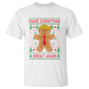 Funny Christmas Trump T Shirt Gingerbread Trump Make Christmas Great Again TS09 White Print Your Wear