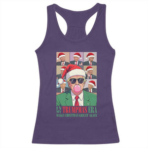 Christmas Trump Racerback Tank Top Trump Era Make Christmas Great Again TS09 Purple Print Your Wear