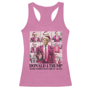 Christmas Trump Racerback Tank Top Pink Trump Era Make Christmas Great Again TS09 Azalea Print Your Wear