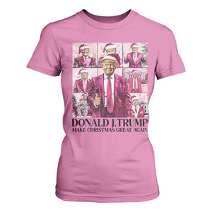 Christmas Trump T Shirt For Women Pink Trump Era Make Christmas Great Again TS09 Azalea Print Your Wear