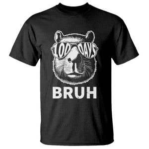 100th Day Of School Capybara T Shirt 100 Days Bruh Cool Capy Bara TS09 Black Print Your Wear