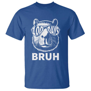 100th Day Of School Capybara T Shirt 100 Days Bruh Cool Capy Bara TS09 Royal Blue Print Your Wear