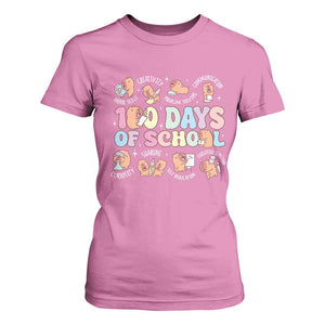 100th Day Of School Cute Capybara T Shirt For Women Motor Skills Creativity Problem Solving Communication TS09 Azalea Print Your Wear