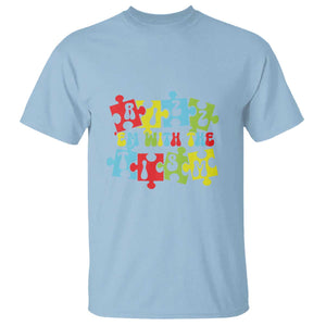 Autism Awareness T Shirt Rizz'em With The Tism Autistic TS09 Light Blue Printyourwear