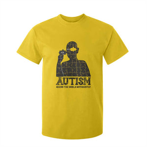 Autism Awareness T Shirt For Kid Autistic Seeing The World From A Different Angle Aesthetic TS09 Daisy Print Your Wear