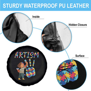 Autism Awareness Spare Tire Cover Artism Puzzle Boys Men Artist Autistic TS09 Print Your Wear
