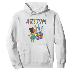 Autism Awareness Hoodie Artism Puzzle Girls Women Artist Autistic TS09 White Printyourwear