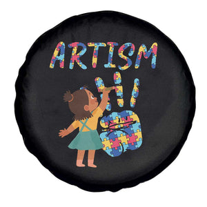 Autism Awareness Spare Tire Cover Artism Puzzle Girls Women Artist Autistic TS09 Print Your Wear