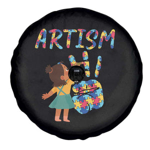 Autism Awareness Spare Tire Cover Artism Puzzle Girls Women Artist Autistic TS09 Print Your Wear