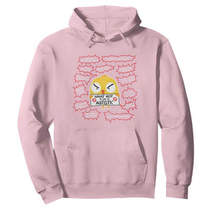 Autism Awareness Hoodie What Not To Say To Autistic People Cute Chick TS09 Light Pink Printyourwear