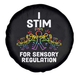 Autism Awareness Spare Tire Cover I Stim For Sensory Regulation TS09 Print Your Wear