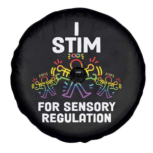 Autism Awareness Spare Tire Cover I Stim For Sensory Regulation TS09 Print Your Wear