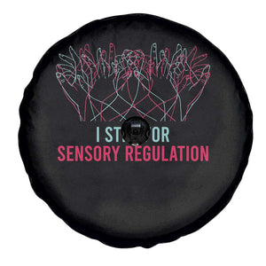 Autism Awareness Spare Tire Cover I Stim For Sensory Regulation TS09 Print Your Wear