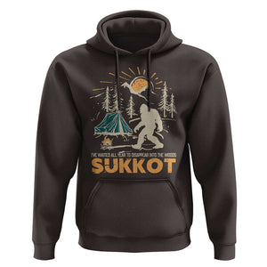 Funny Sukkot Hoodie I've Waited All Year For Sukkot Bigfoot Jewish Holiday TS09 Dark Chocolate Print Your Wear