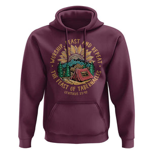 Sukkot Hoodie The Feast of Tabernacles Jewish Holiday TS09 Maroon Print Your Wear