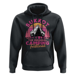 Sukkot Hoodie The Original Camping Festival Jewish Holiday TS09 Black Print Your Wear