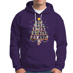 Succulent Christmas Tree Cactus Gardener Hoodie TS09 Purple Printyourwear