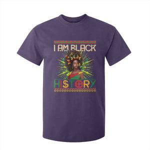 I Am Black History T Shirt For Kid Pretty African American Women Butterfly TS09 Purple Print Your Wear