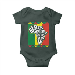 African American Pride Baby Onesie Black History Is American History TS09 Print Your Wear